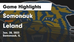 Somonauk  vs Leland Game Highlights - Jan. 28, 2023