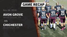 Recap: Avon Grove  vs. Chichester  2016