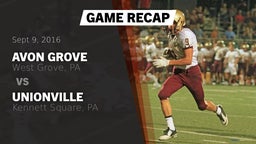 Recap: Avon Grove  vs. Unionville  2016