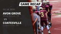 Recap: Avon Grove  vs. Coatesville  2016