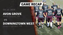 Recap: Avon Grove  vs. Downingtown West  2016