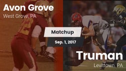 Matchup: Avon Grove High vs. Truman  2016
