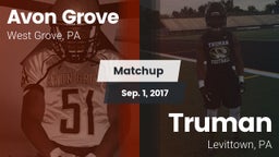 Matchup: Avon Grove High vs. Truman  2017