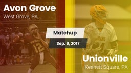 Matchup: Avon Grove High vs. Unionville  2017