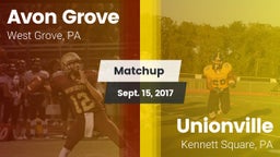 Matchup: Avon Grove High vs. Unionville  2016