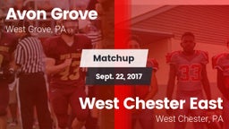 Matchup: Avon Grove High vs. West Chester East  2017