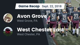 Recap: Avon Grove  vs. West Chester East  2018