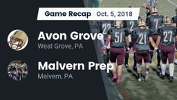 Recap: Avon Grove  vs. Malvern Prep  2018