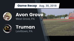 Recap: Avon Grove  vs. Truman  2018