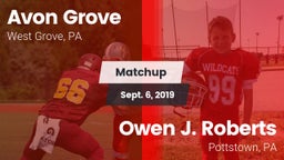 Matchup: Avon Grove High vs. Owen J. Roberts  2019