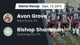 Recap: Avon Grove  vs. Bishop Shanahan  2019