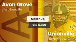 Matchup: Avon Grove High vs. Unionville  2019