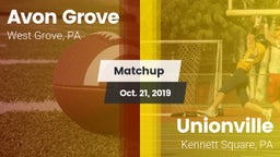 Matchup: Avon Grove High vs. Unionville  2019
