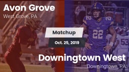 Matchup: Avon Grove High vs. Downingtown West  2019