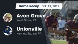 Recap: Avon Grove  vs. Unionville  2019