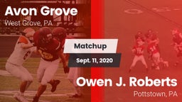 Matchup: Avon Grove High vs. Owen J. Roberts  2020