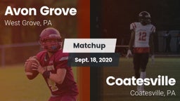 Matchup: Avon Grove High vs. Coatesville  2020
