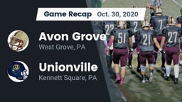Recap: Avon Grove  vs. Unionville  2020