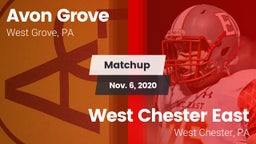 Matchup: Avon Grove High vs. West Chester East  2020