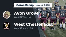 Recap: Avon Grove  vs. West Chester East  2020