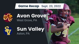 Recap: Avon Grove  vs. Sun Valley  2022