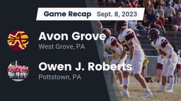 Recap: Avon Grove  vs. Owen J. Roberts  2023