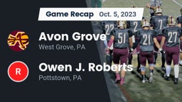 Recap: Avon Grove  vs. Owen J. Roberts  2023