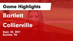 Bartlett  vs Collierville  Game Highlights - Sept. 30, 2021
