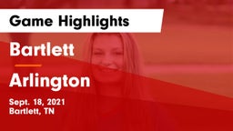Bartlett  vs Arlington  Game Highlights - Sept. 18, 2021