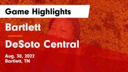 Bartlett  vs DeSoto Central  Game Highlights - Aug. 30, 2022