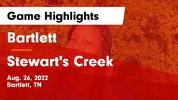 Bartlett  vs Stewart's Creek  Game Highlights - Aug. 26, 2022