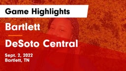Bartlett  vs DeSoto Central  Game Highlights - Sept. 2, 2022