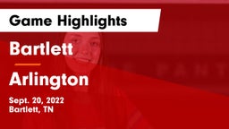 Bartlett  vs Arlington  Game Highlights - Sept. 20, 2022