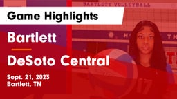 Bartlett  vs DeSoto Central  Game Highlights - Sept. 21, 2023