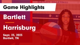 Bartlett  vs Harrisburg  Game Highlights - Sept. 23, 2023