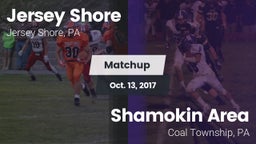 Matchup: Jersey Shore High vs. Shamokin Area  2017