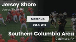Matchup: Jersey Shore High vs. Southern Columbia Area  2018