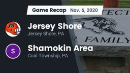 Recap: Jersey Shore  vs. Shamokin Area  2020