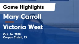Mary Carroll  vs Victoria West  Game Highlights - Oct. 16, 2020
