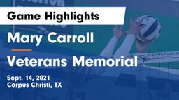 Mary Carroll  vs Veterans Memorial  Game Highlights - Sept. 14, 2021