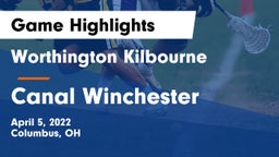 Worthington Kilbourne  vs Canal Winchester Game Highlights - April 5, 2022