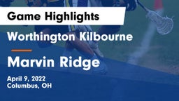 Worthington Kilbourne  vs Marvin Ridge  Game Highlights - April 9, 2022