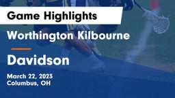 Worthington Kilbourne  vs Davidson  Game Highlights - March 22, 2023