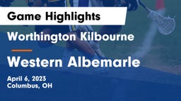 Worthington Kilbourne  vs Western Albemarle  Game Highlights - April 6, 2023
