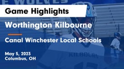 Worthington Kilbourne  vs Canal Winchester Local Schools Game Highlights - May 5, 2023
