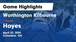 Worthington Kilbourne  vs Hayes  Game Highlights - April 22, 2024
