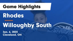 Rhodes  vs Willoughby South  Game Highlights - Jan. 6, 2024