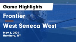 Frontier  vs West Seneca West  Game Highlights - May 6, 2024