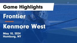Frontier  vs Kenmore West Game Highlights - May 10, 2024