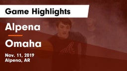 Alpena  vs Omaha  Game Highlights - Nov. 11, 2019